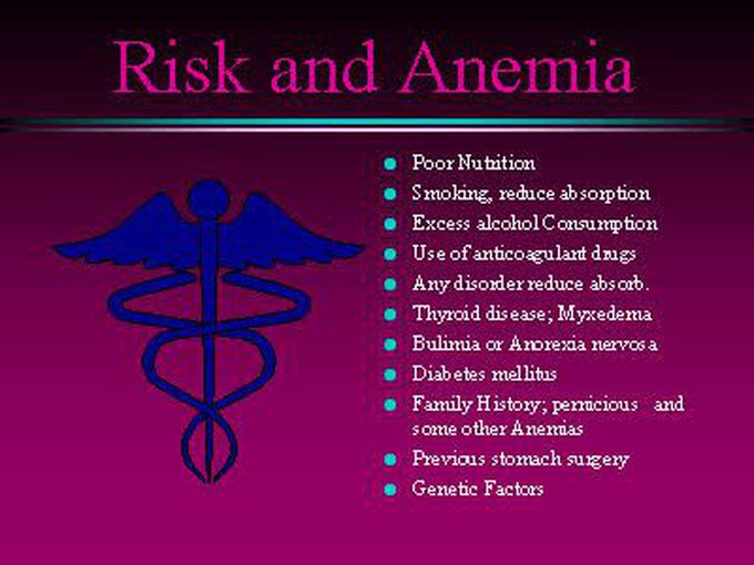 Risk Factors Of Anemia Medizzy 6211