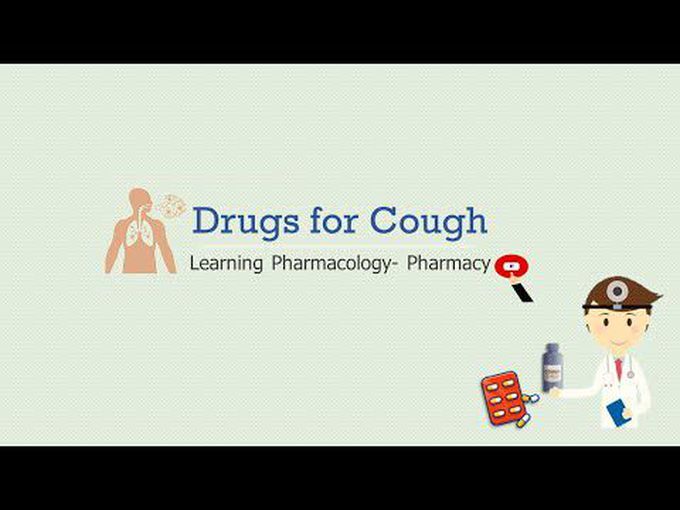 Medications for cough treatment in pharmacology