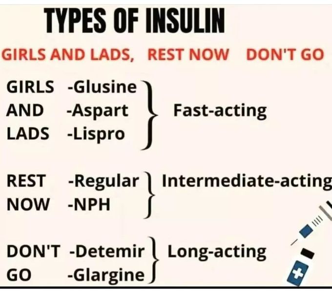 Types of Insulin