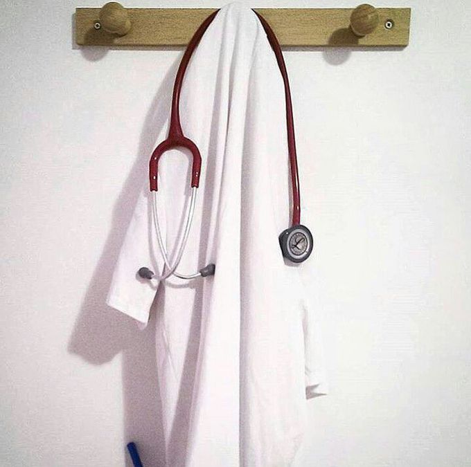 You know you have a great responsibility when a costume like this is waiting for you!