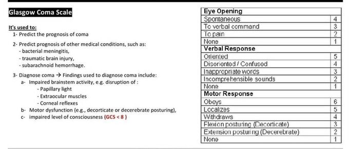 Glasgow Coma Scale