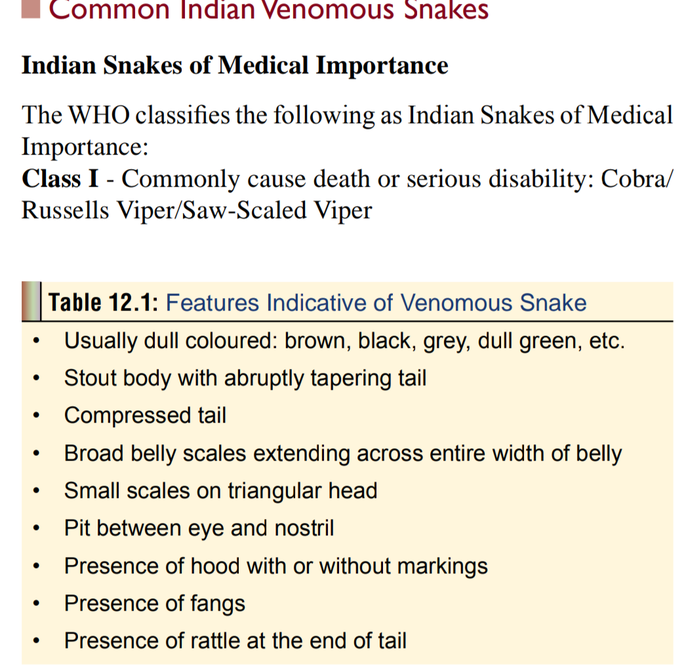 Snake bite
